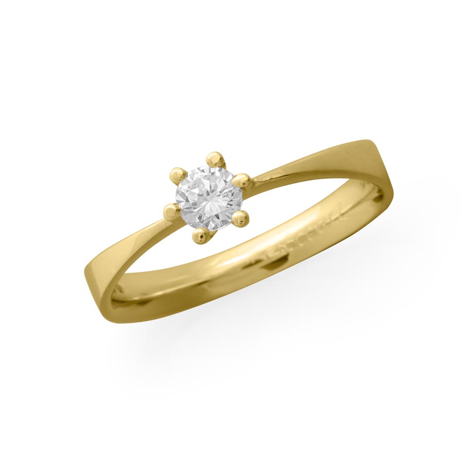 503293-4138-046 | Ladies ring 503293 with s.Zirconia<br>∅ Stone 3,8 mm <br>100% Made in Germany  