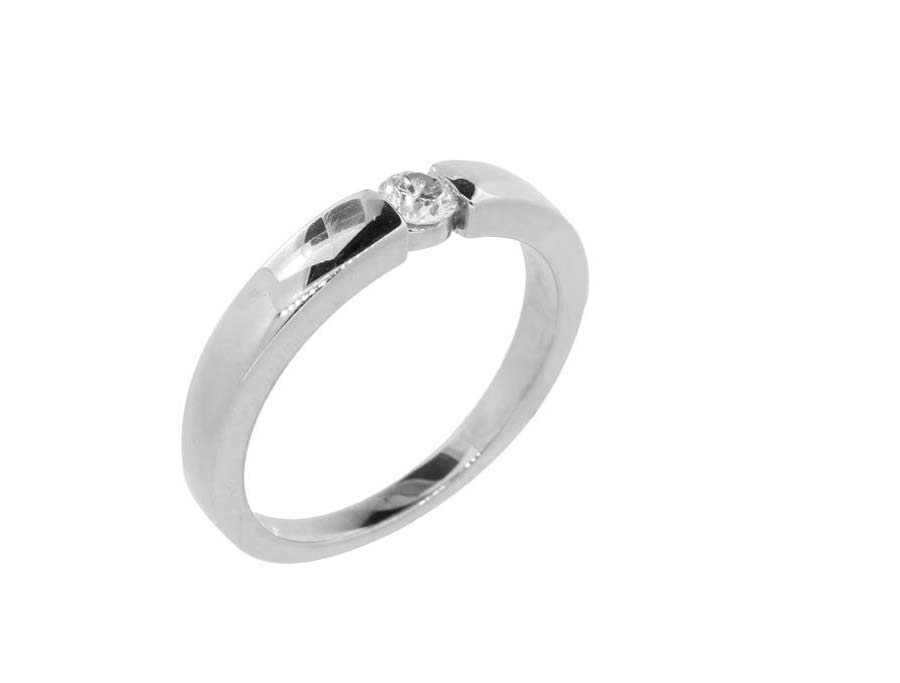 503719-5234-001 | Ladies ring 503719 with Brilliant<br>∅ Stone 3,4 mm <br> 