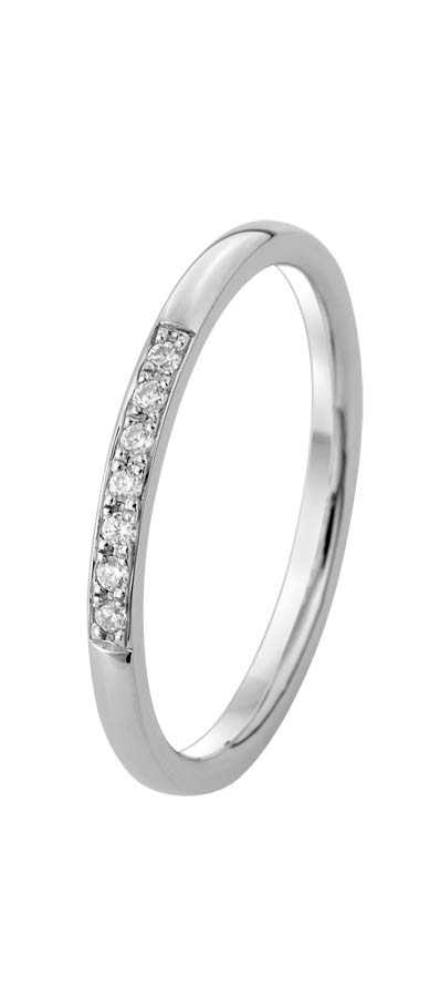 530124-Y514-001 | Memoire ring 530124 with Brilliant<br>∅ Stone 1,4 mm <br>100% Made in Germany  