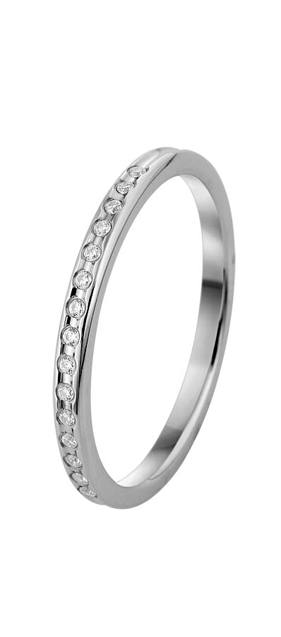530129-Y511-001 | Memoire ring 530129 with Brilliant<br>∅ Stone 1,1 mm <br>100% Made in Germany  