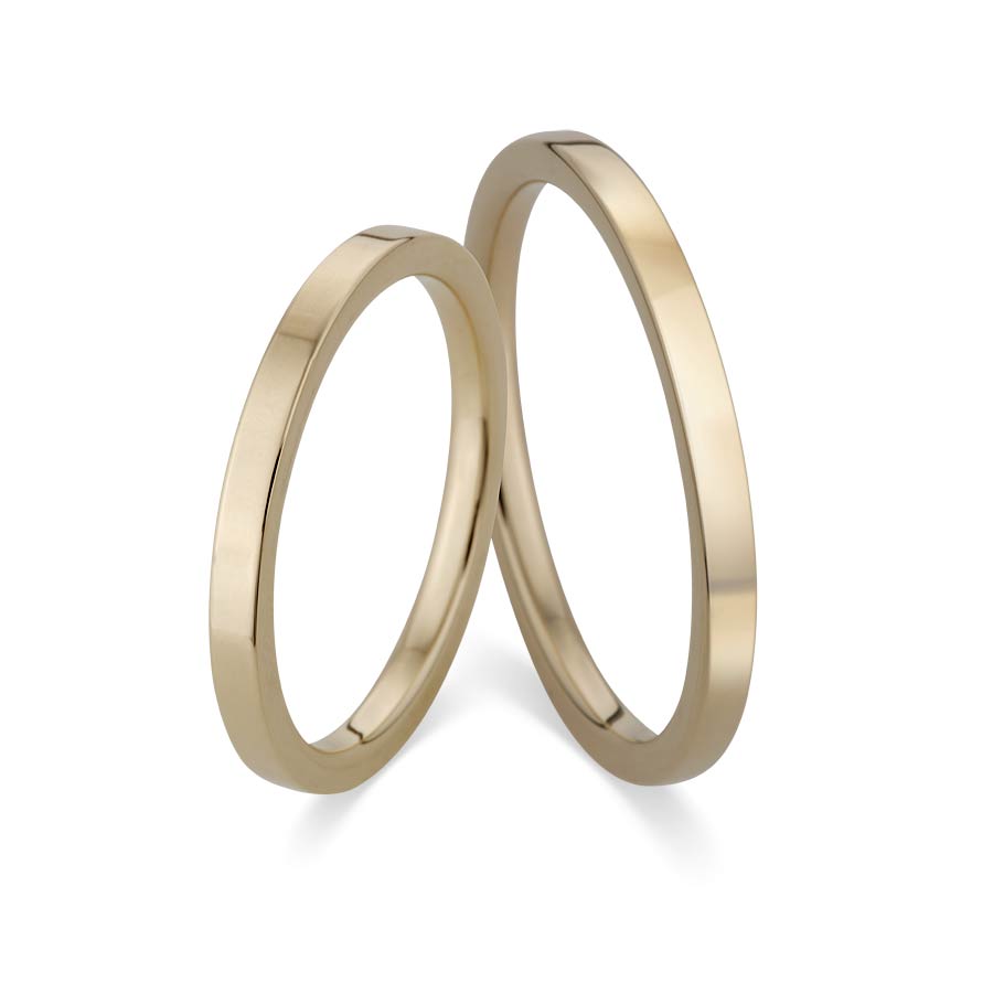 Wedding rings 585 Roségold