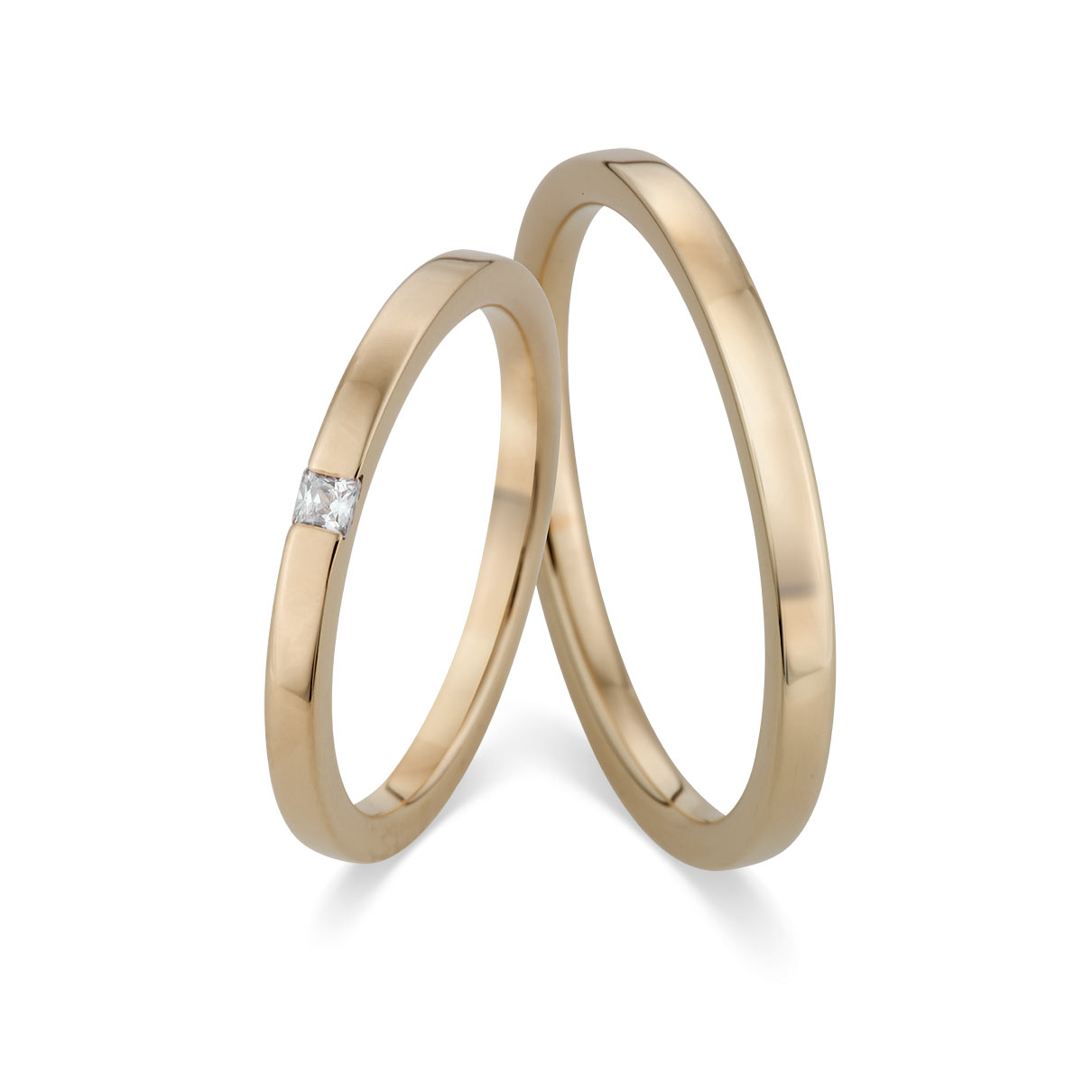 Wedding rings 585 Roségold 513728-20