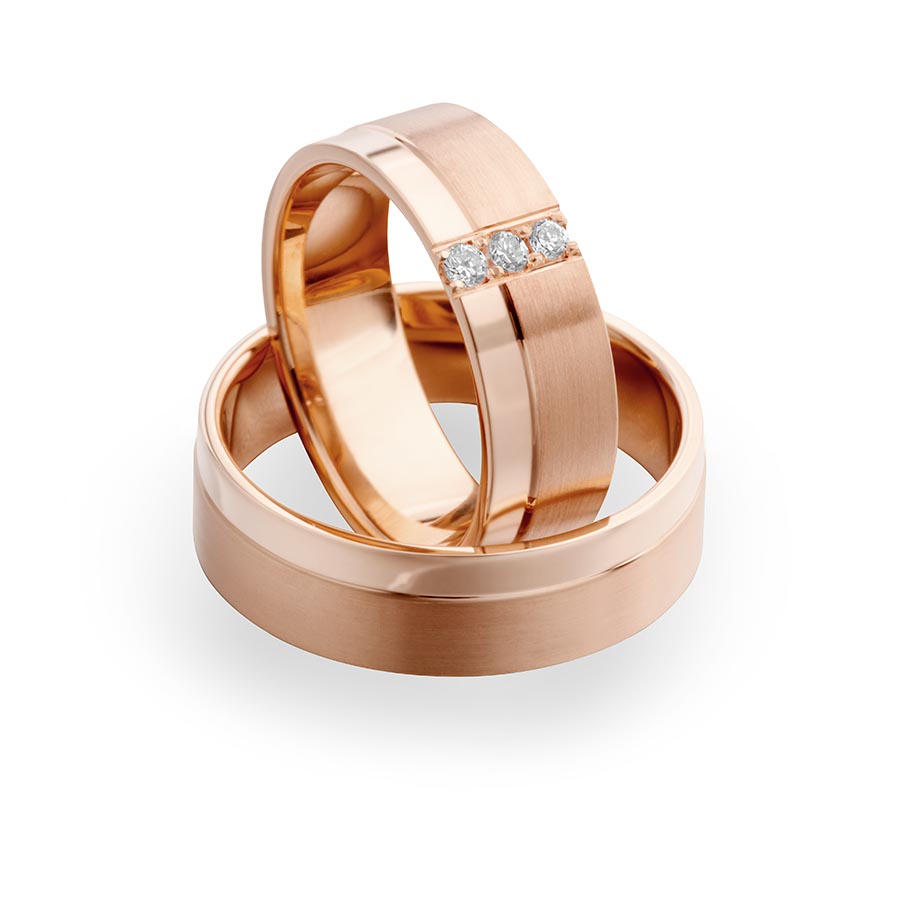 Wedding rings 585 Rotgold 514205-65