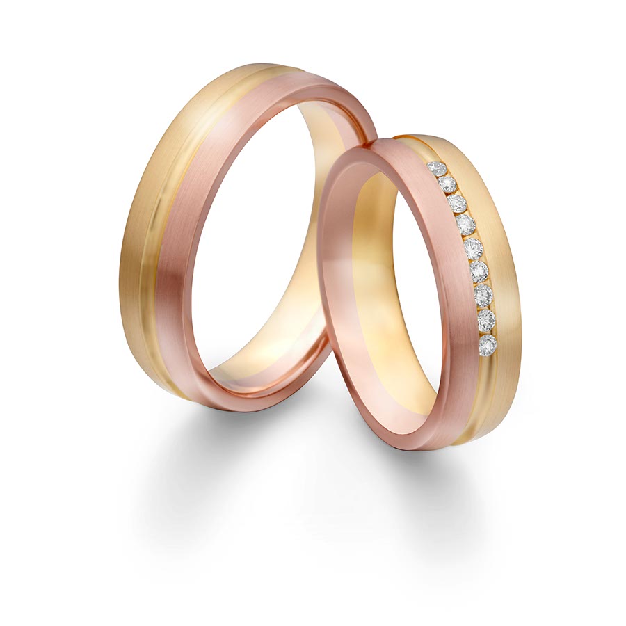 Wedding rings 333 Gelbgold, Rotgold 514732-55
