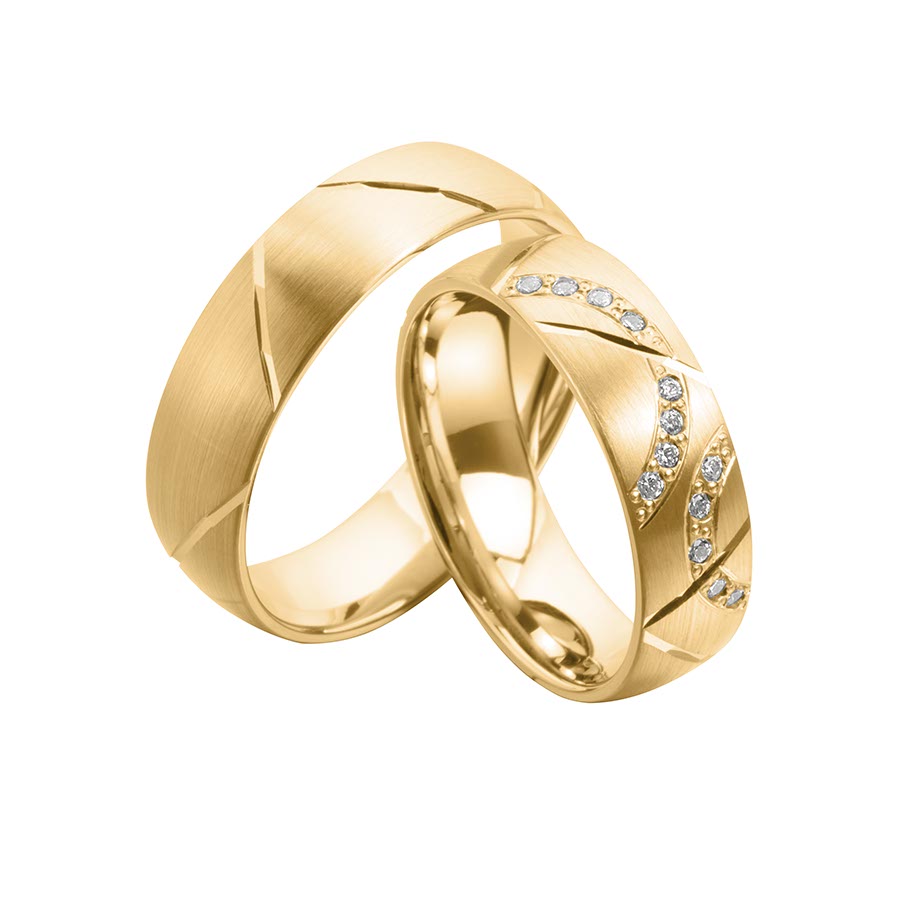 Wedding rings 333 Gelbgold 517359-60