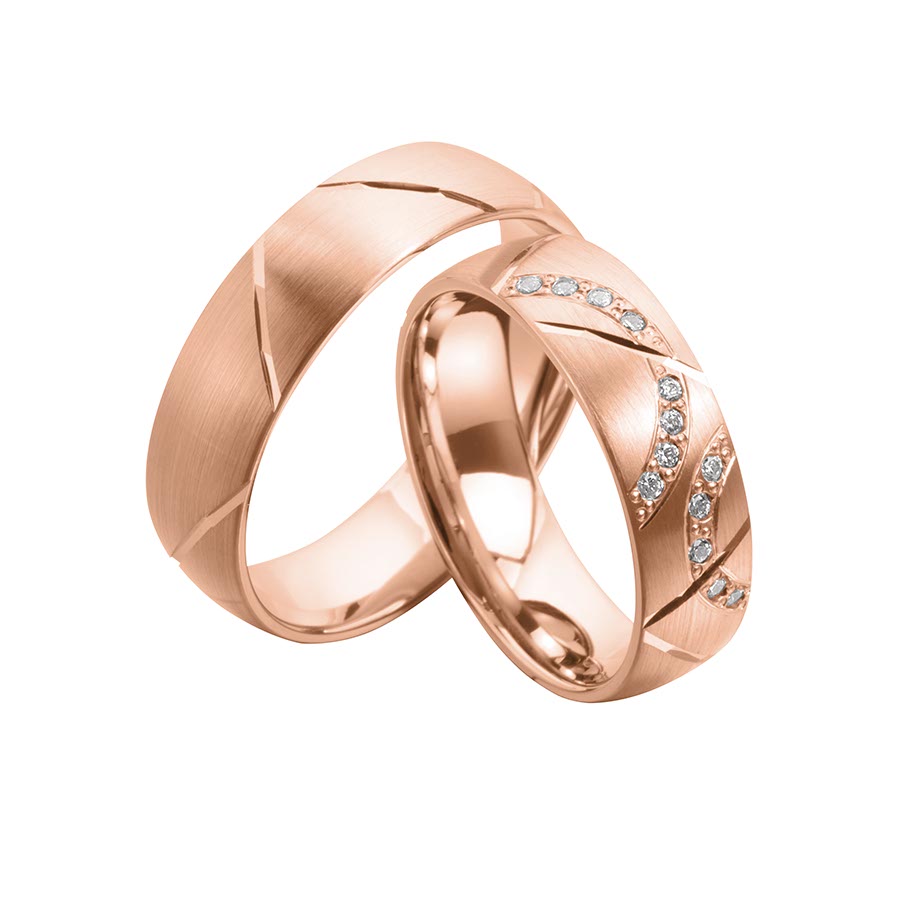 Wedding rings 333 Rotgold 517359-60