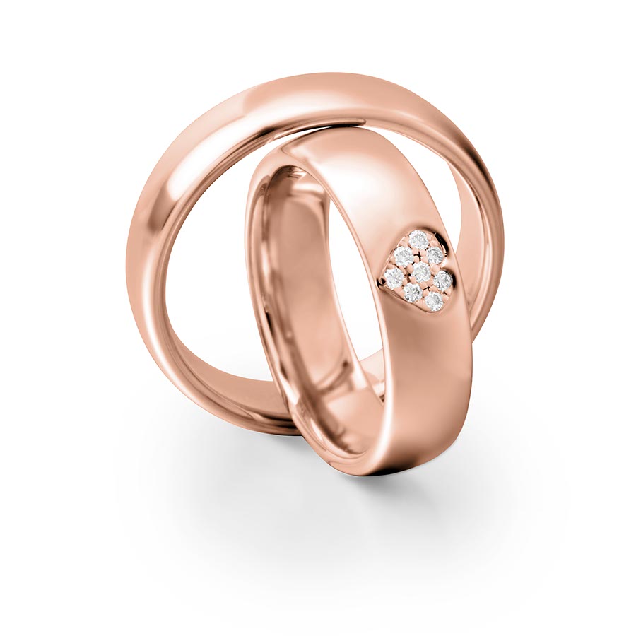 Wedding rings 333 Rotgold 517374-60