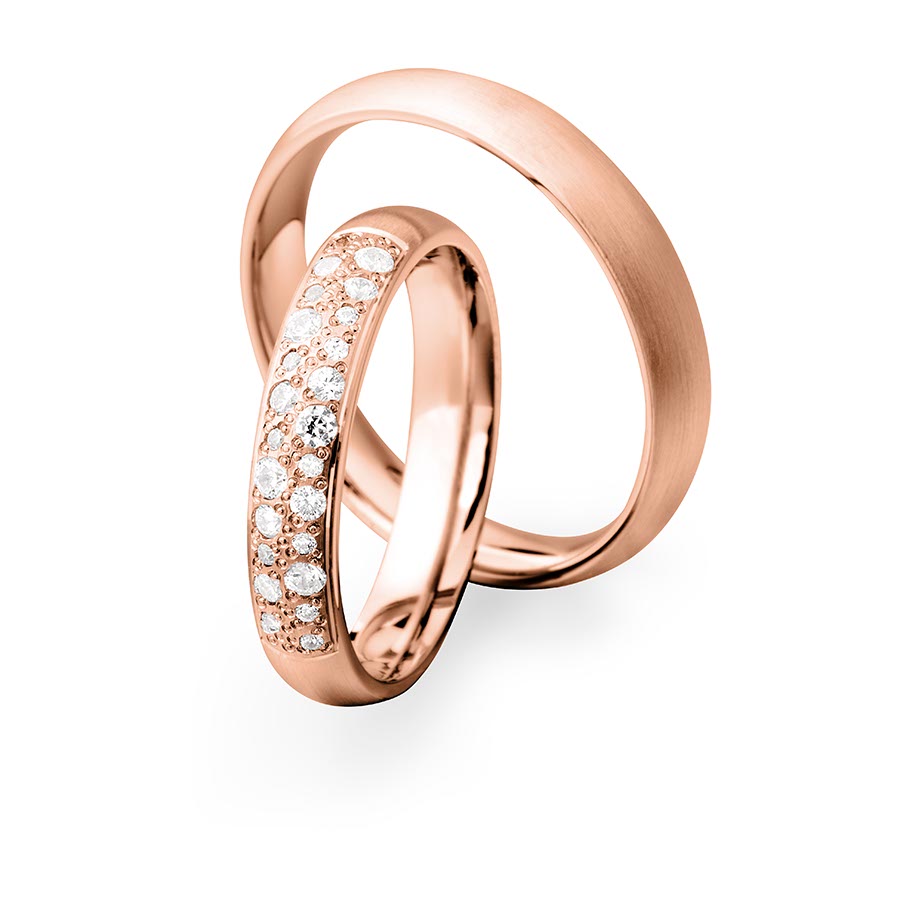 Wedding rings 333 Rotgold 517392-40