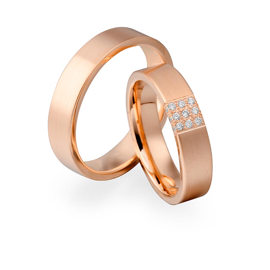 Wedding rings 333 Rotgold 517395-50