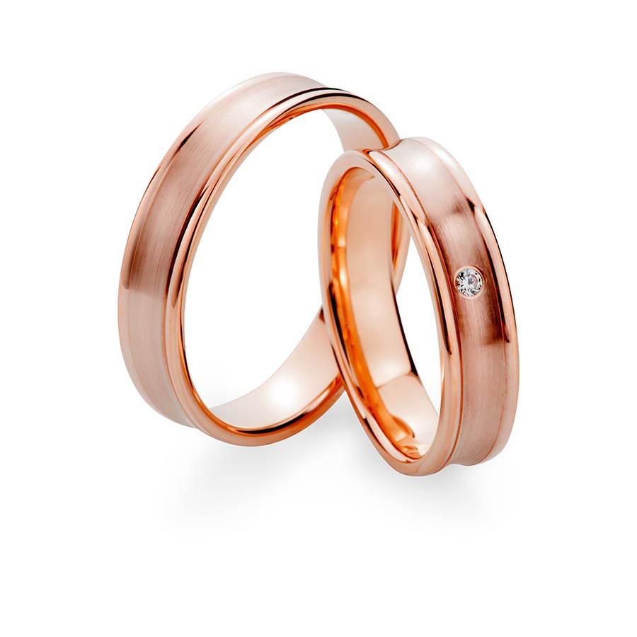 Wedding rings 333 Rotgold 517427-50