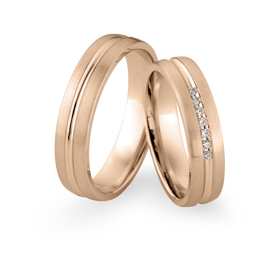 Wedding rings 333 Rotgold 517447-50
