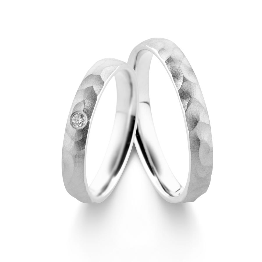 Wedding rings 375 Weißgold 517468-35