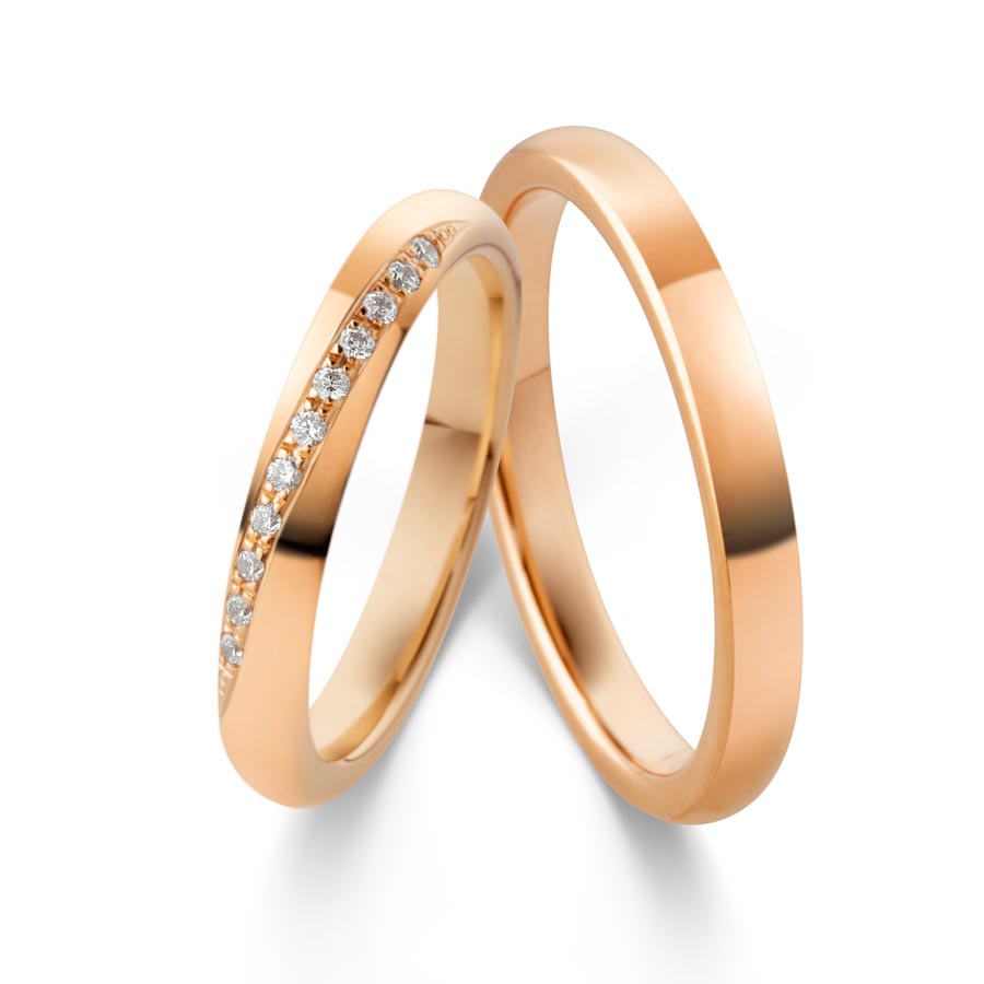 Wedding rings 333 Rotgold 517472-30