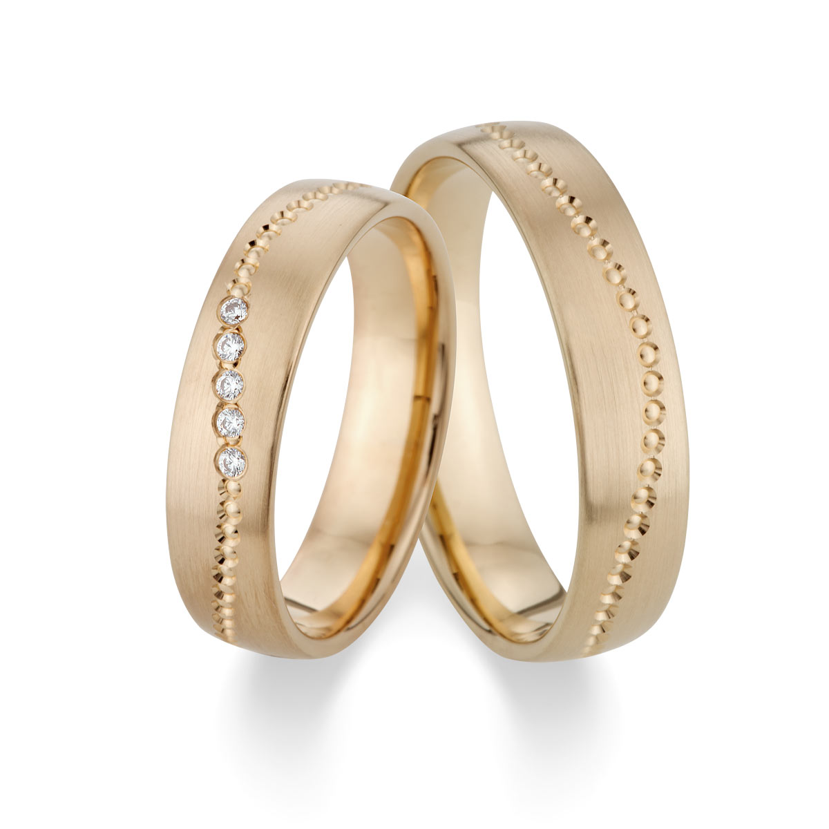 Wedding rings 585 Roségold 517477-50