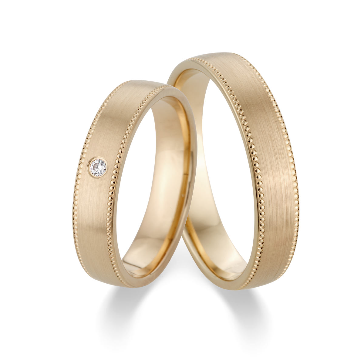 Wedding rings 585 Roségold 517478-45