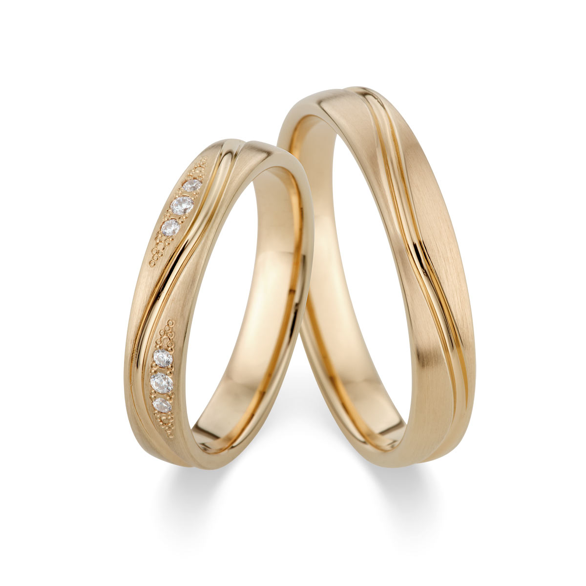 Wedding rings 585 Roségold 517483-40