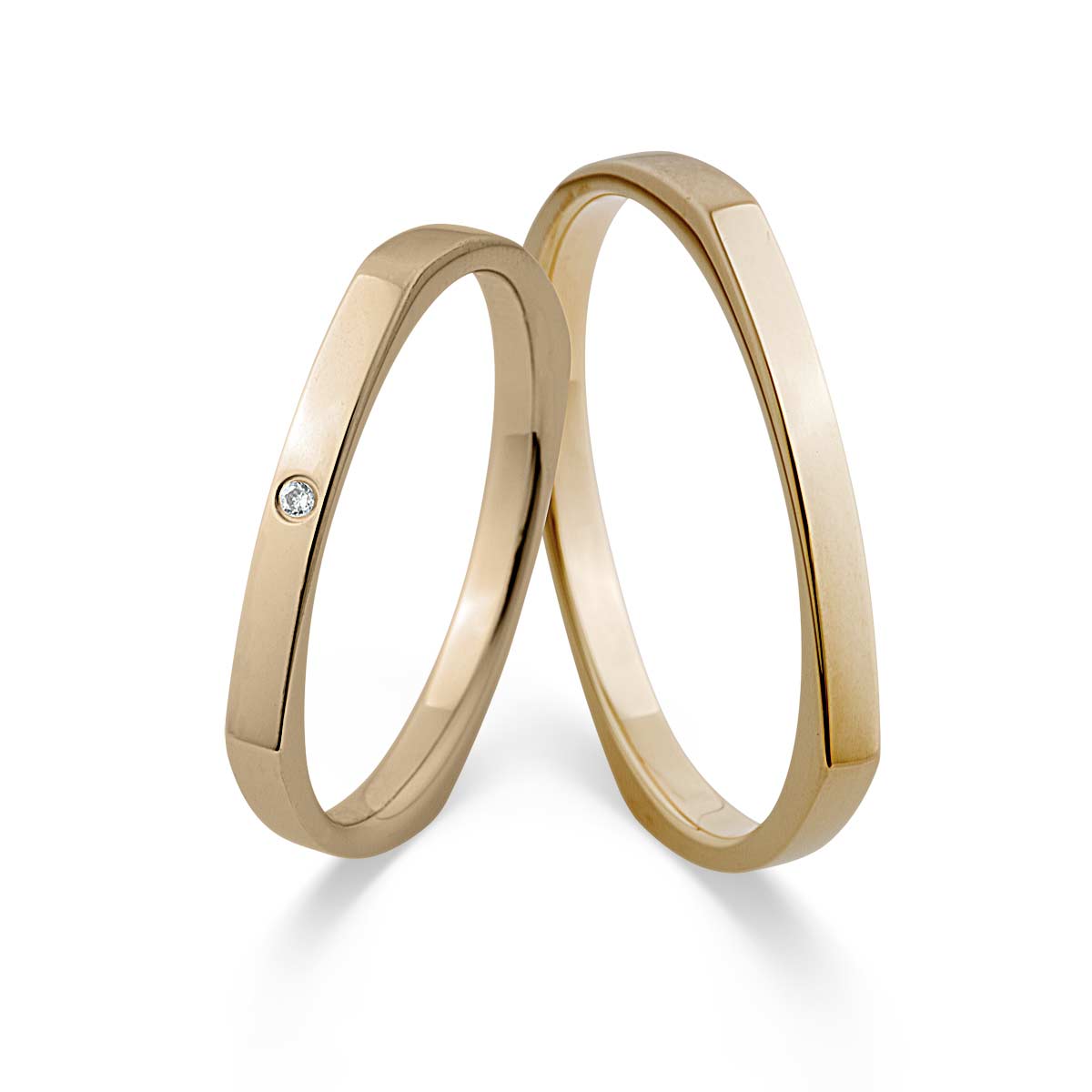 Wedding rings 585 Roségold 517497-20