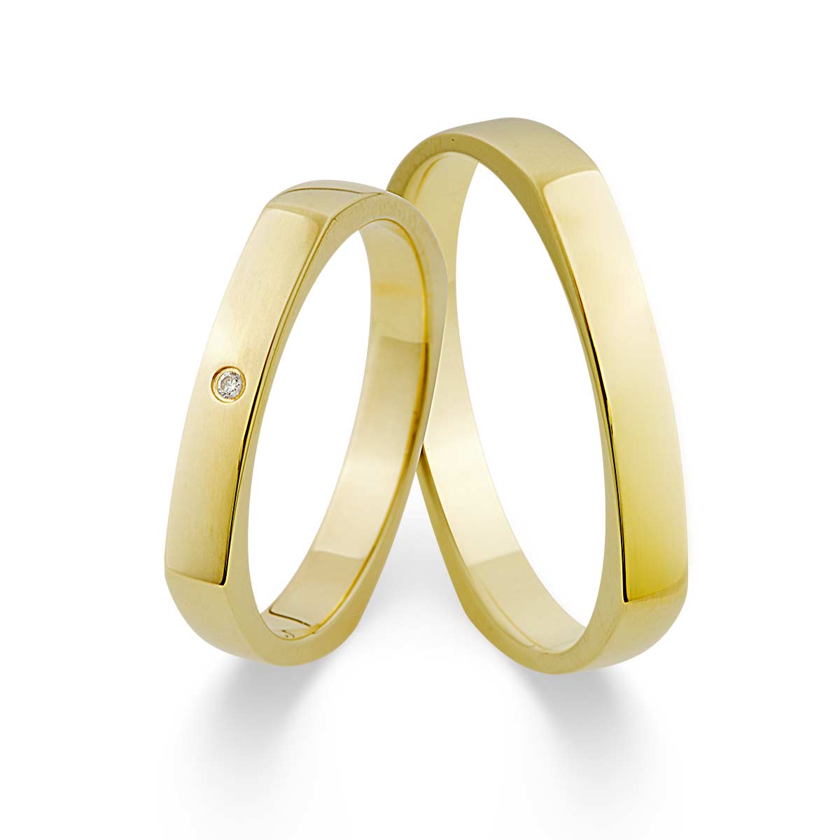 Wedding rings 585 Gelbgold