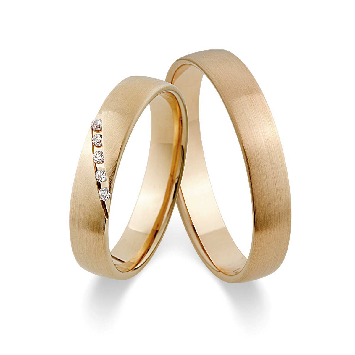 Wedding rings 585 Roségold 517499-40