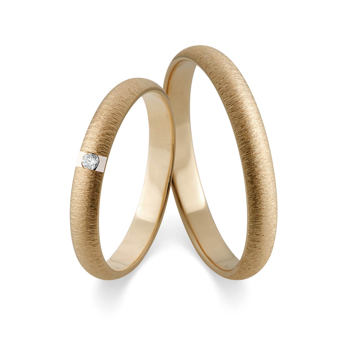 Wedding rings 585 Roségold 517503-30