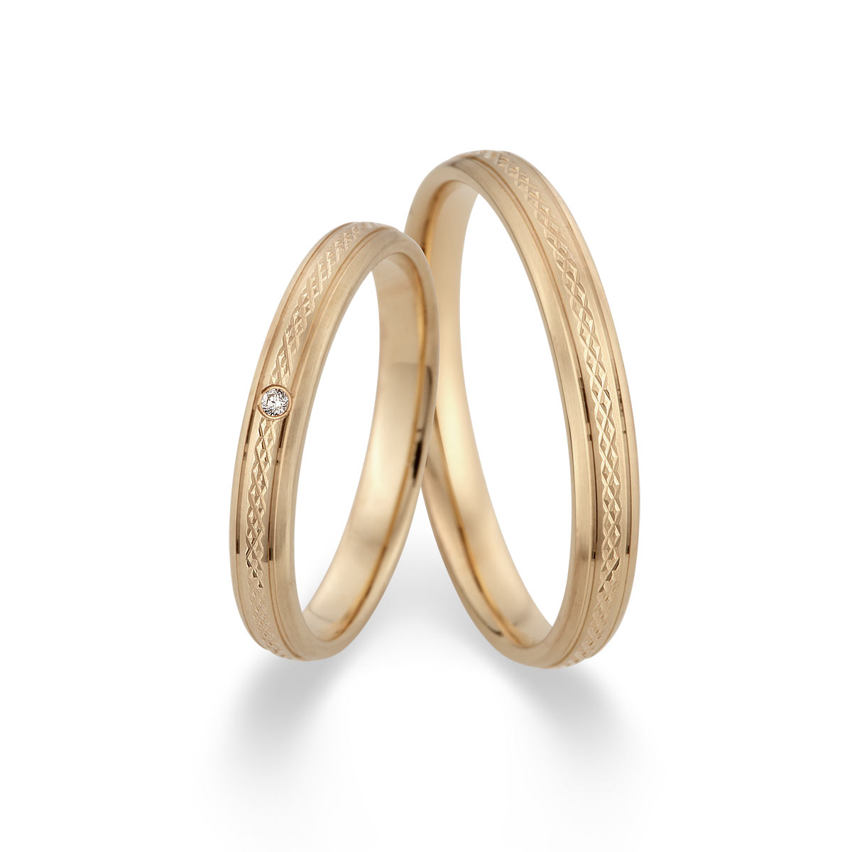 Wedding rings 585 Roségold 517504-30