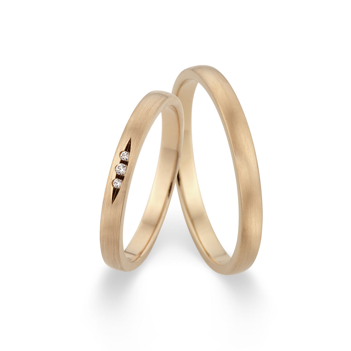 Wedding rings 585 Roségold 517507-25