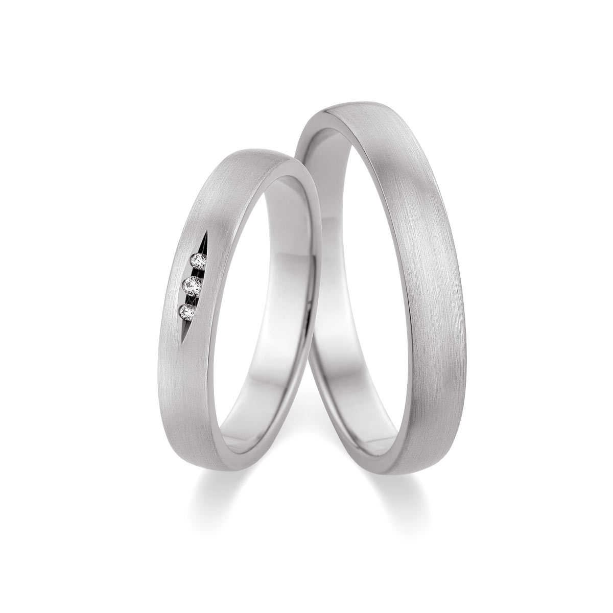 Wedding rings 375 Weißgold 517507-35