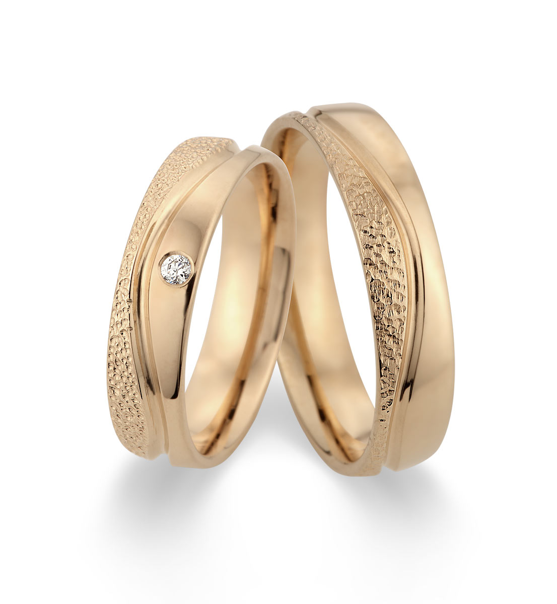 Wedding rings 585 Roségold 517510-50