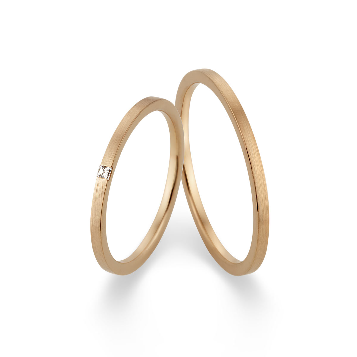 Wedding rings 585 Roségold 517512-15