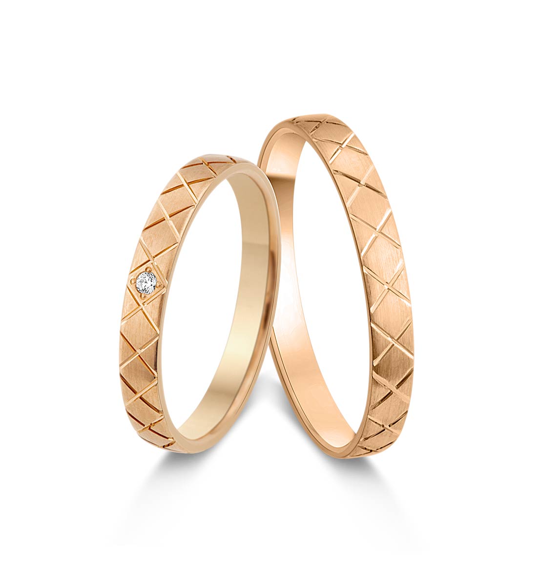 Wedding rings 585 Roségold 517518-30