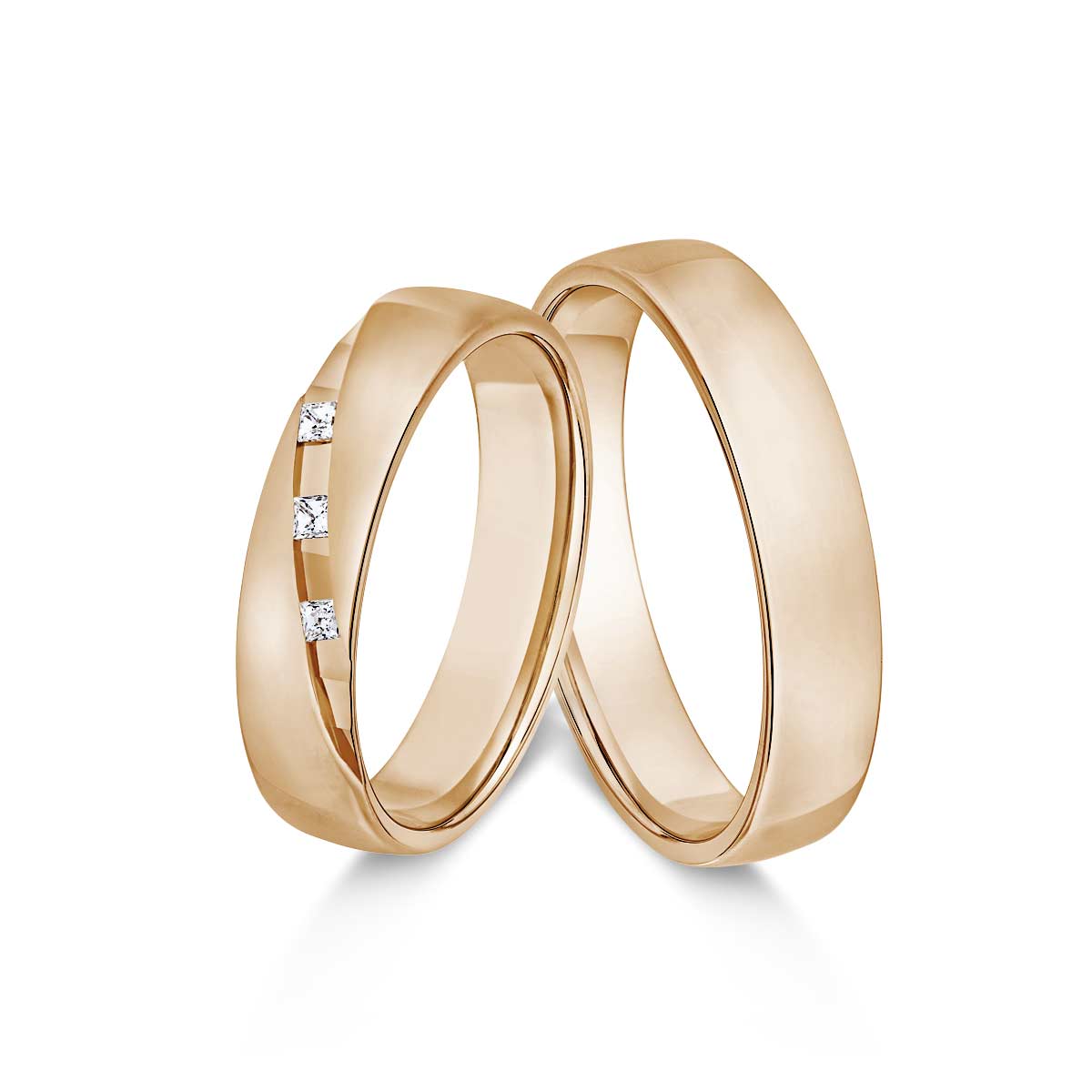 Wedding rings 585 Roségold 517529-45