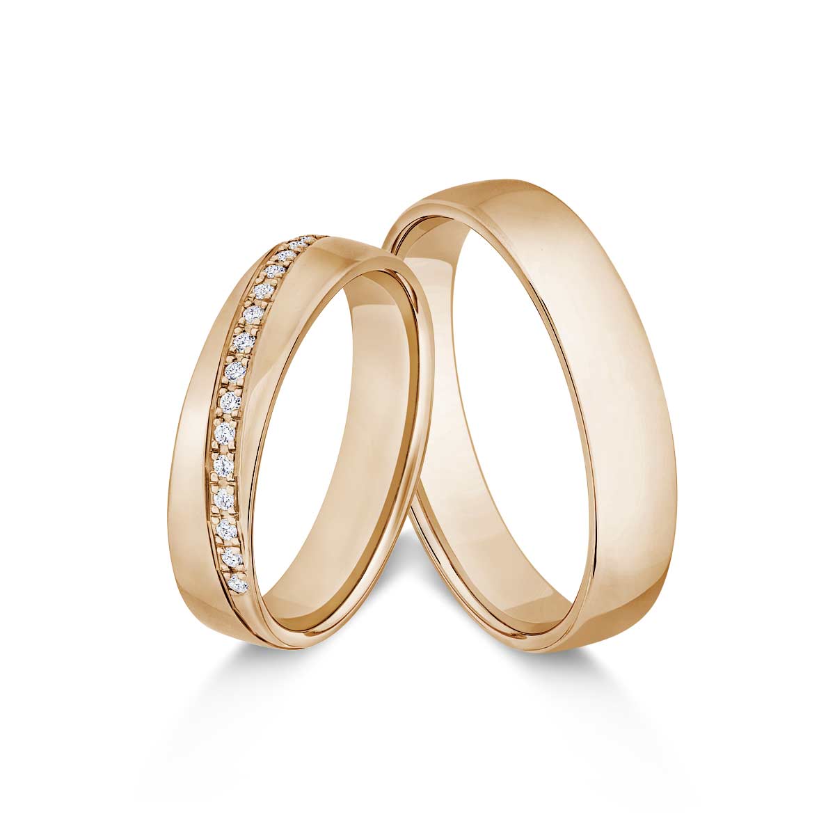 Wedding rings 585 Roségold 517540-45