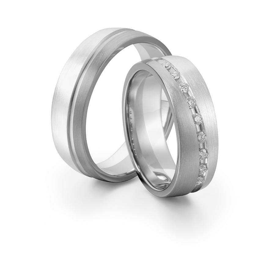 Wedding rings 500 Palladium, 925 Silber 518113-65