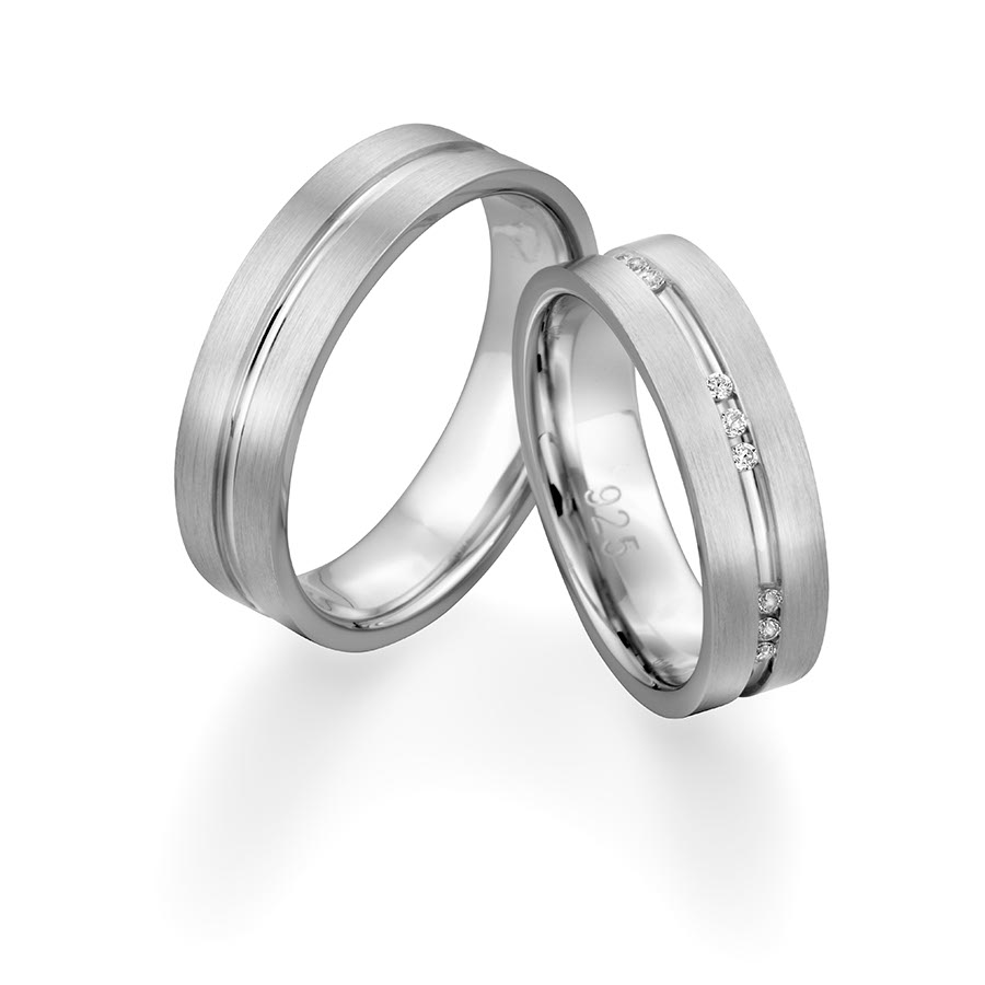 Friendship rings 925 Silber rhodiniert 520049-59