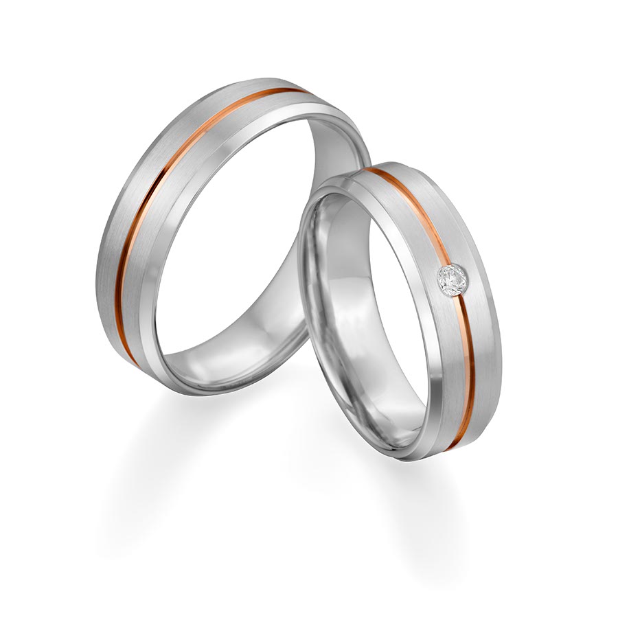 Model 925 Silber rhodiniert, rot vergoldet 526135-60