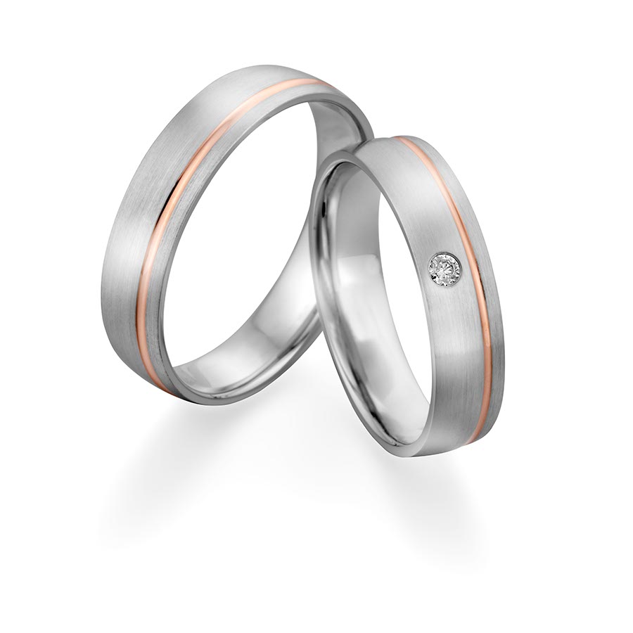 Model 925 Silber rhodiniert, rot vergoldet 526139-50