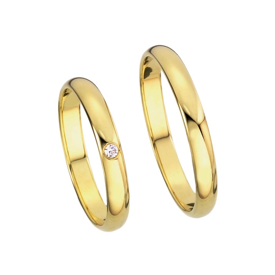 Wedding rings 333 Gelbgold 511009-30