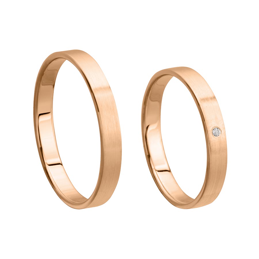 Wedding rings 333 Rotgold 511050-30