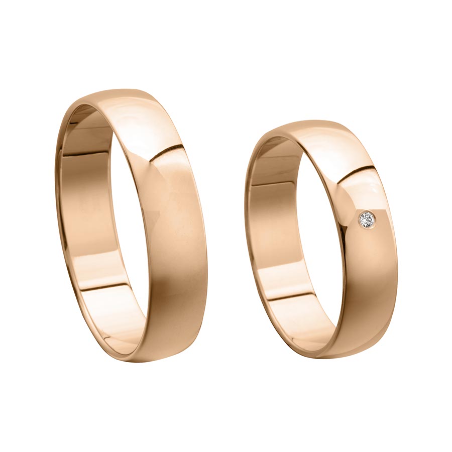 Wedding rings 333 Rotgold 511053-50