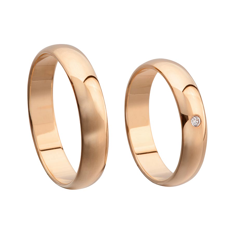 Wedding rings 333 Rotgold 511056-45