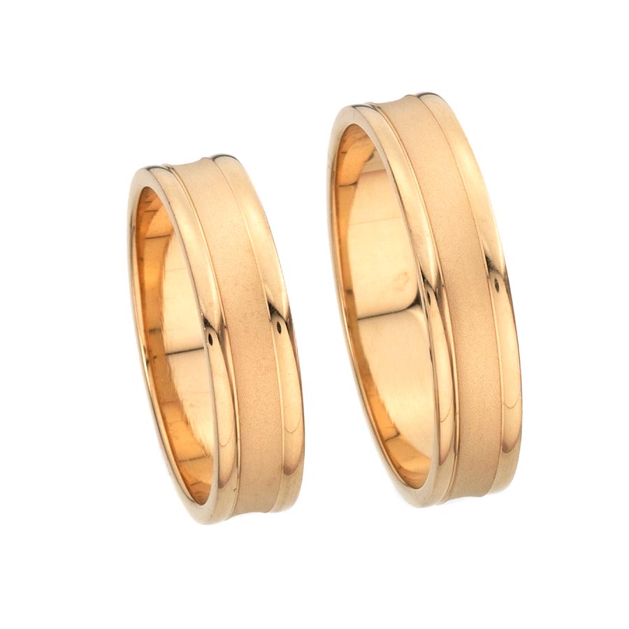 Wedding rings 585 Rotgold 512026-50