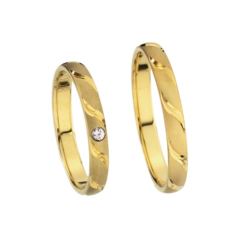 Wedding rings 333 Gelbgold 512576-30