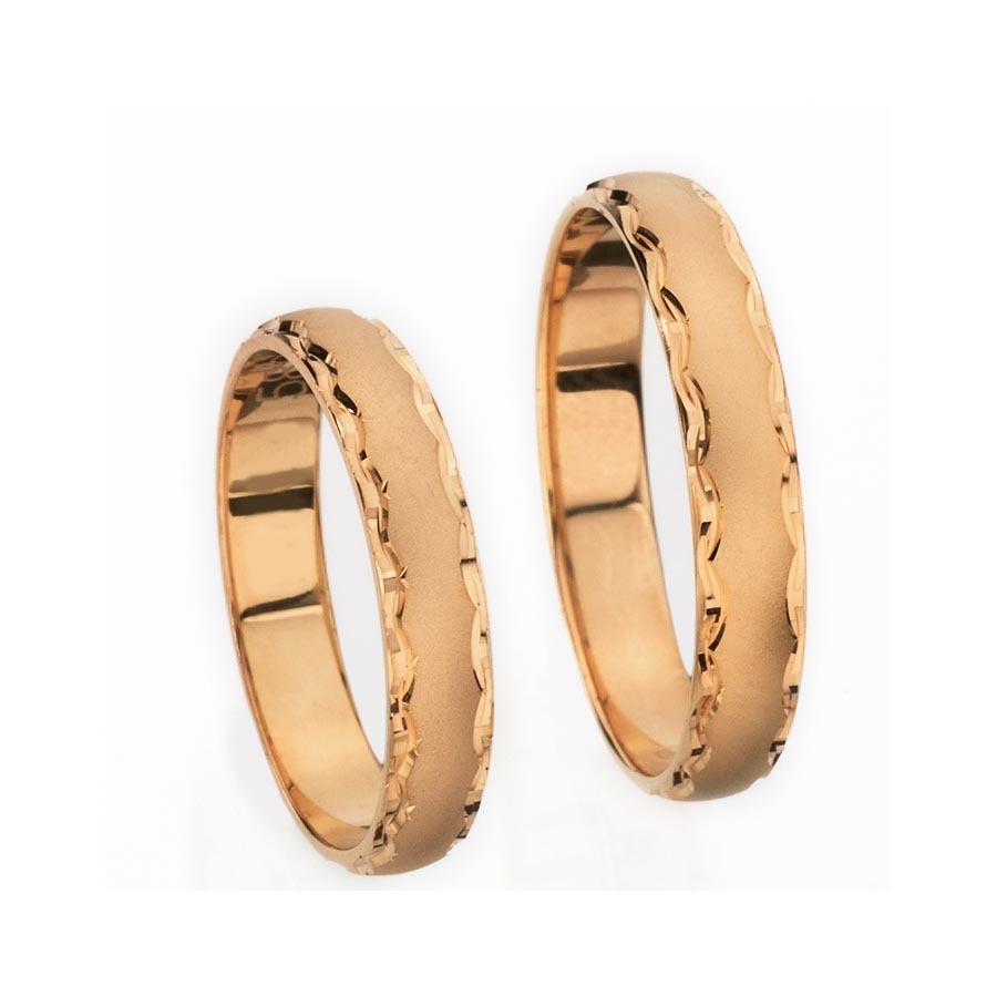 Wedding rings 585 Rotgold 512588-40