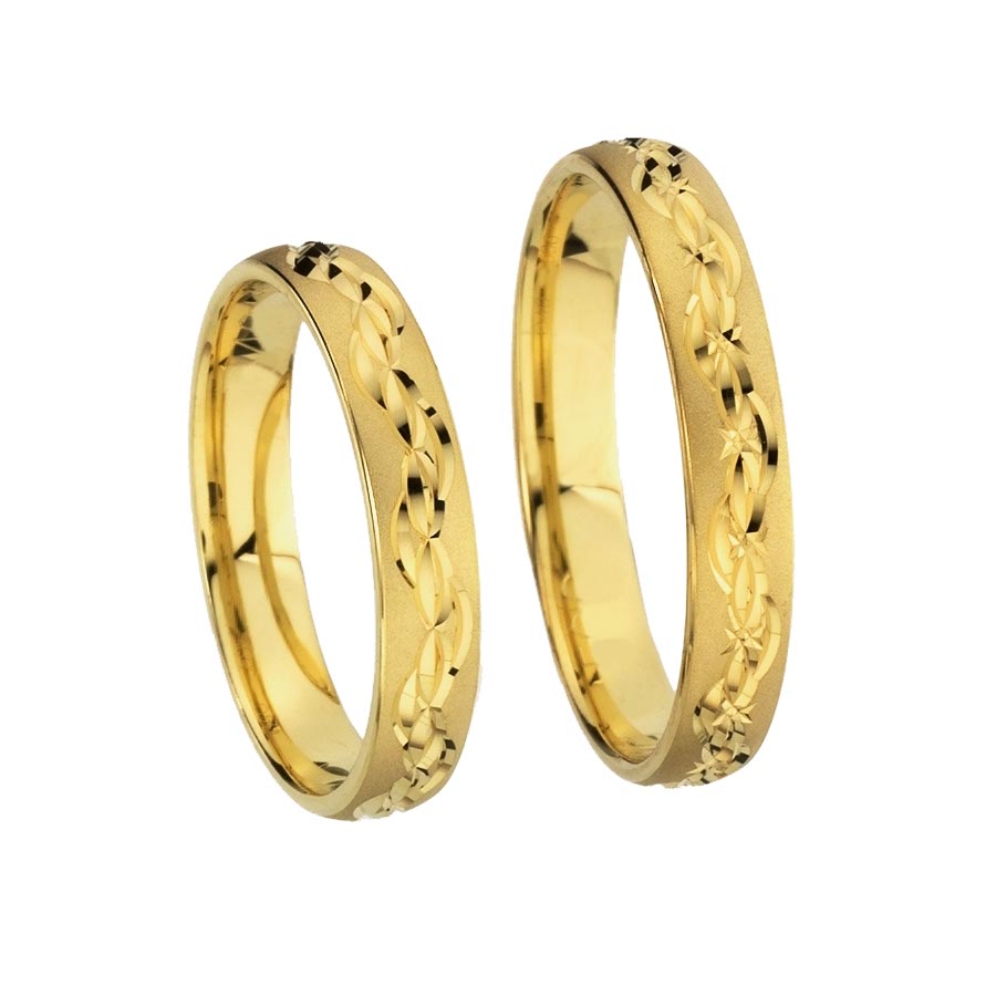 Wedding rings 333 Gelbgold 512596-40