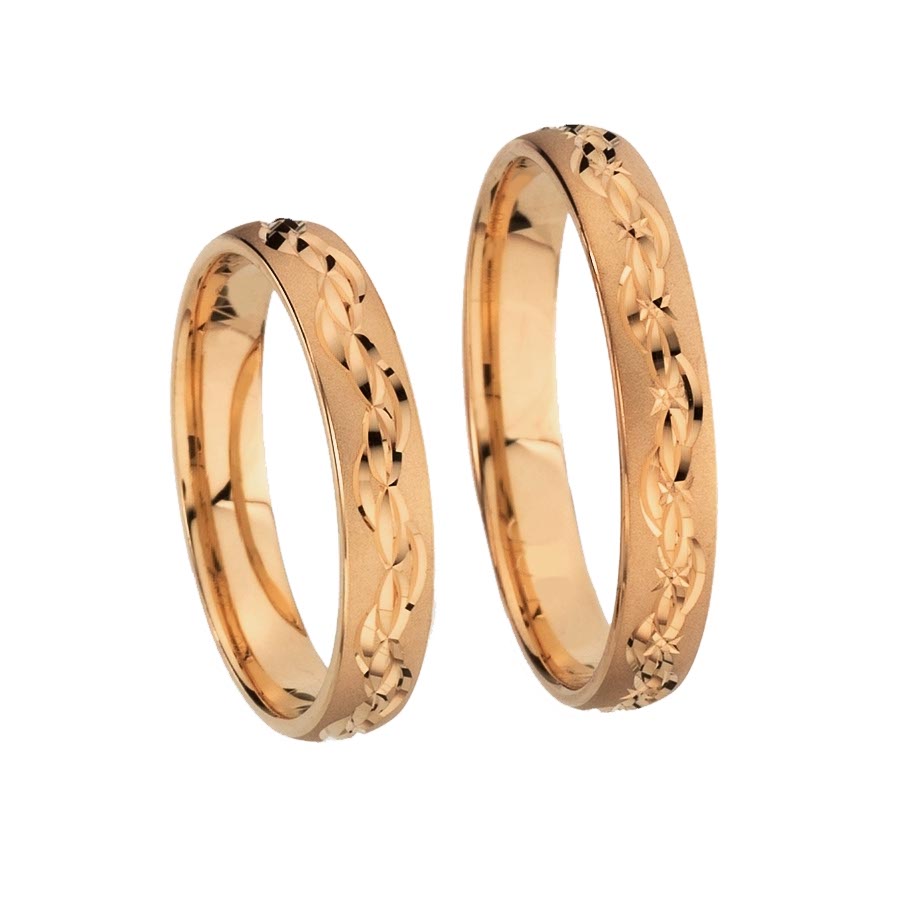 Wedding rings 585 Rotgold 512596-40
