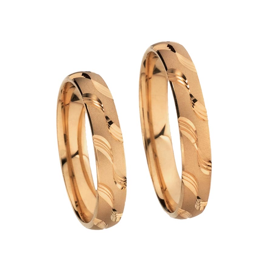 Wedding rings 585 Rotgold 512600-40