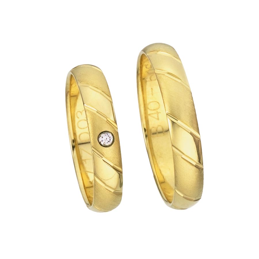Wedding rings 333 Gelbgold 512616-40