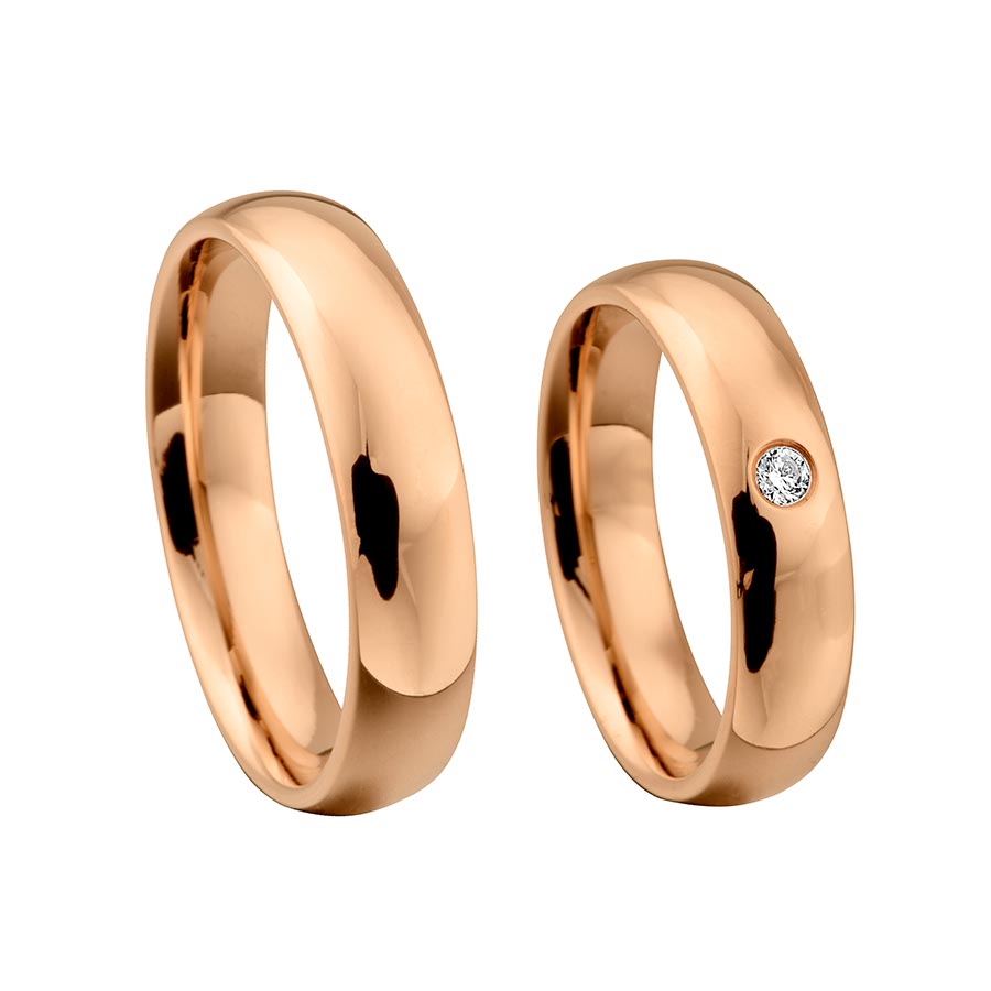 Wedding rings 585 Rotgold 513100-50