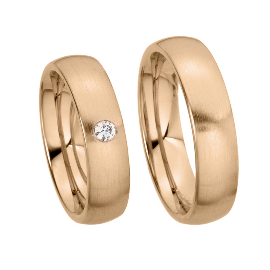 Wedding rings 750 Rotgold 513136-60