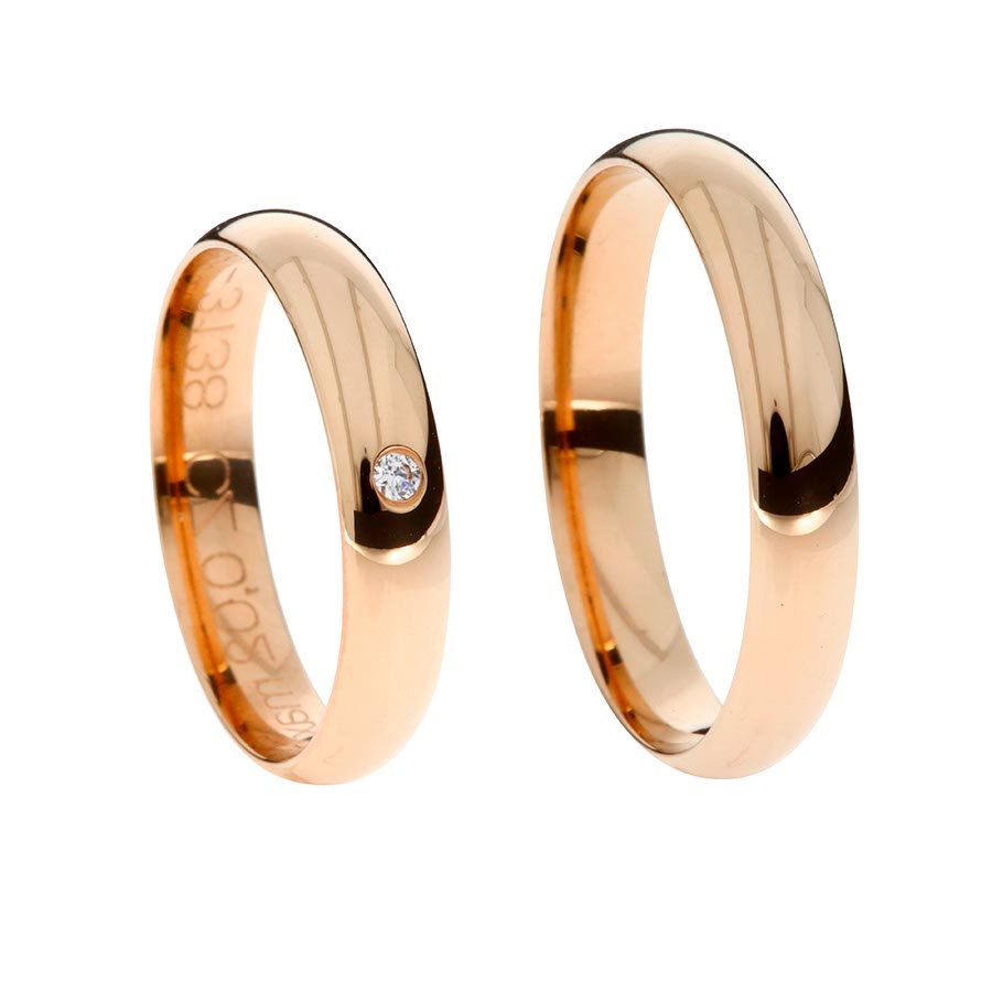 Wedding rings 333 Rotgold 513138-40